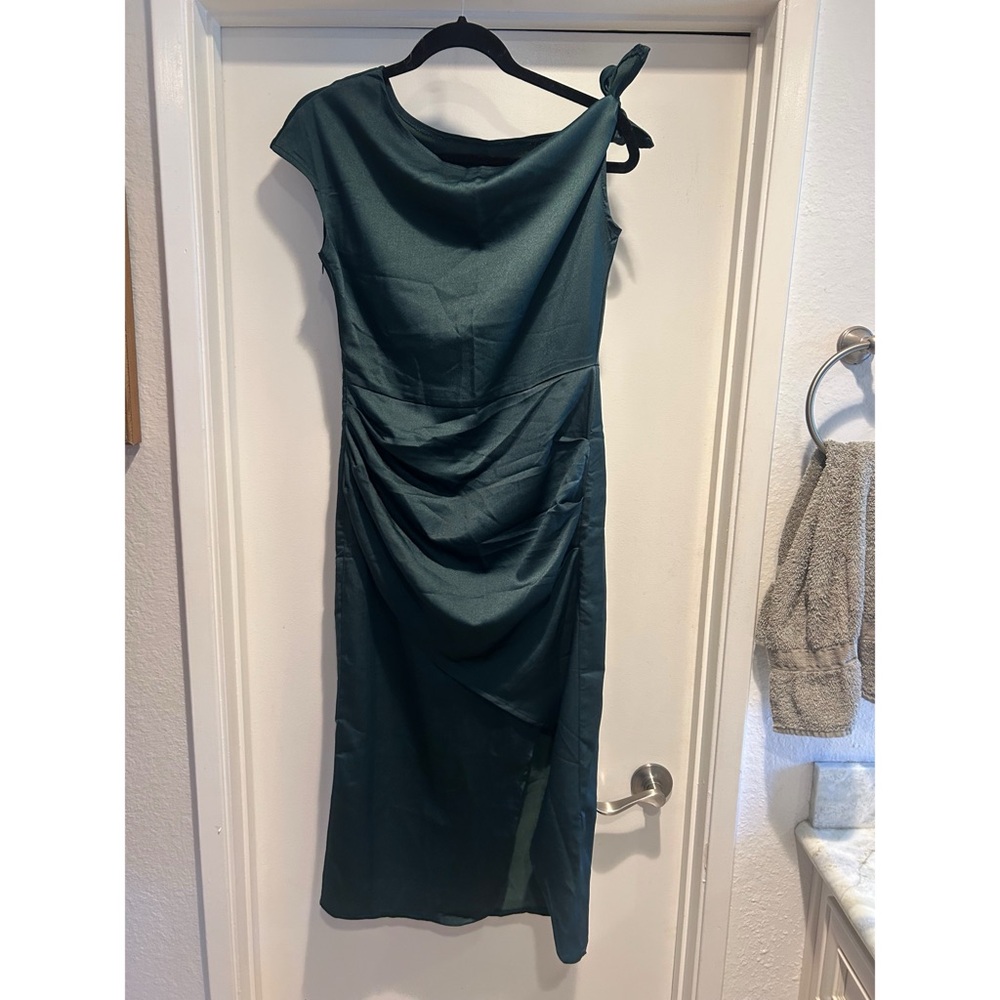 Shoulder Tie Cocktail Dress